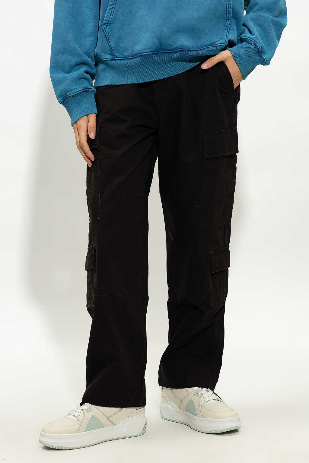 Black Cargo paint-platter trousers Stussy - De-iceShops Lithuania